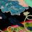 THE HAPPY GHOST IS HUNTING ME, 20 x 70cm