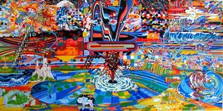 quiet stars, 2004, 60 x 120 cm