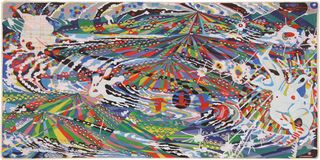 Year of the Dog, 2006, Ink, Woodstain on Paper, 40 x 80 cm