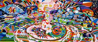 MORNING SCI-FI, 2009, ink, woodstain on paper, 60 x 27,5 cm