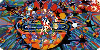 The Prettiest Star, 2013, Ink and airbrush on paper, 7.5 x 15.25 inches